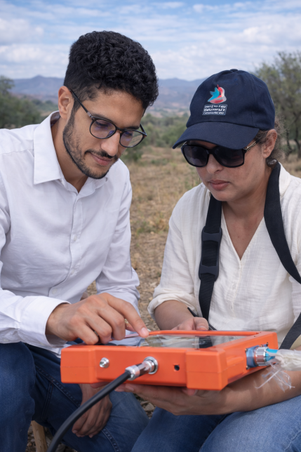 détection eau souterraine maroc karima cabana dr mohamed hlal analyse géophysique terrain